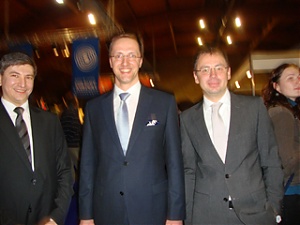Balttour 2011: Темур Хамраходжаев, Григорий Померанцев и Константин Пальгов. Рига. 11.02.2011.